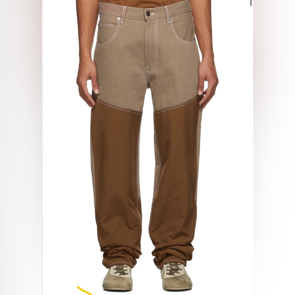 Jacquemus Brown La Montagne 'Le de Nîmes Meunier' Jeans size 32=0